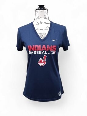 Nike Dri-Fit Short Sleeve Cleveland Indians Baseball Tee